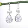 Amee Winter Petal Silver Earrings