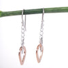 Amee Soft Swing Silver Earrings