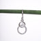 Amee Circle Spark Silver Earrings