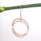 Amee Crystal RInglets Silver Earrings