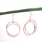 Amee Crystal RInglets Silver Earrings