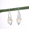 Amee Dewdrop Nest Silver Earrings