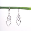Amee Luxe Interlink Silver Earrings