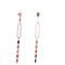 Amee Bronze Bling Dangling Silver Earrings