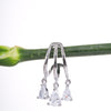 Amee Crystal Chimes Silver Earrings