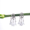 Amee Crystal Chimes Silver Earrings