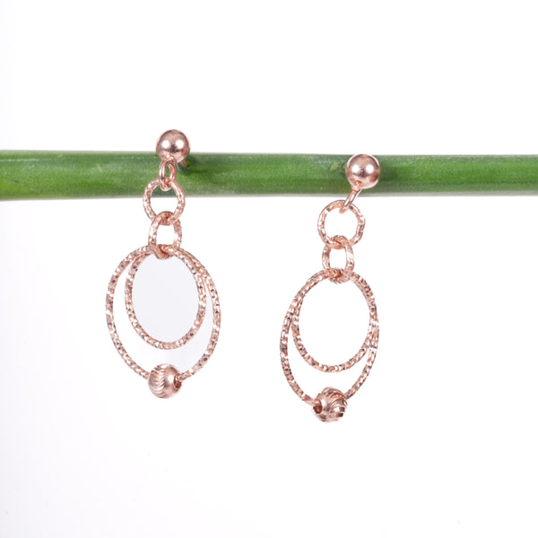 Amee Sunset Orbits Silver Earrings