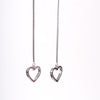 Amee Lovenote Dangle Silver Earrings