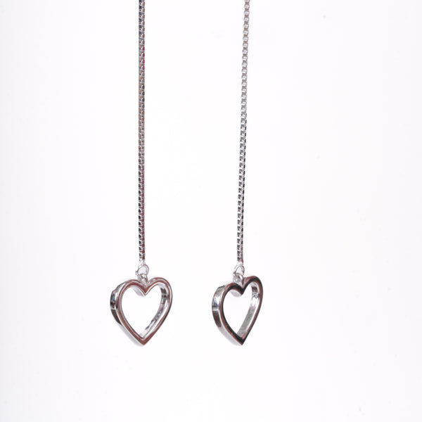 Amee Lovenote Dangle Silver Earrings