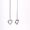 Amee Lovenote Dangle Silver Earrings
