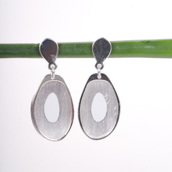 Amee Silver Mirage Loop Earrings