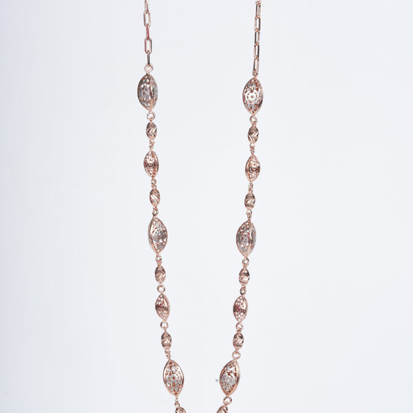 Amee Radiant Glow Silver Necklace