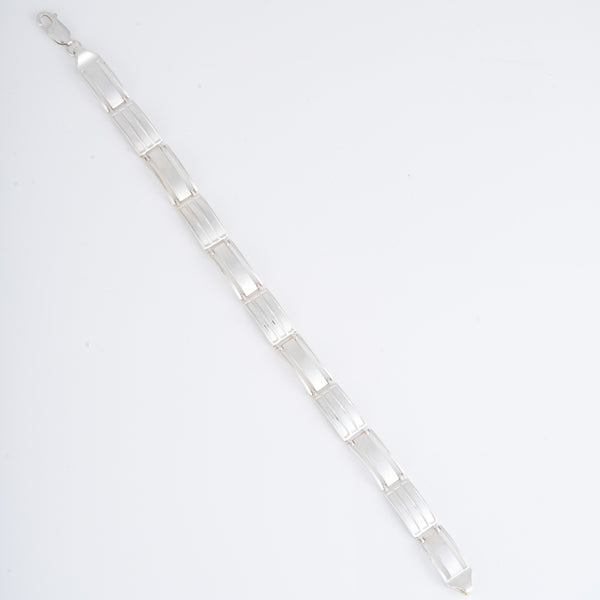 Amee Metro Bar Silver Bracelet