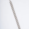 Amee Link Curve Silver Bracelet