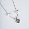 Amee Spirit Coin Silver Anklet