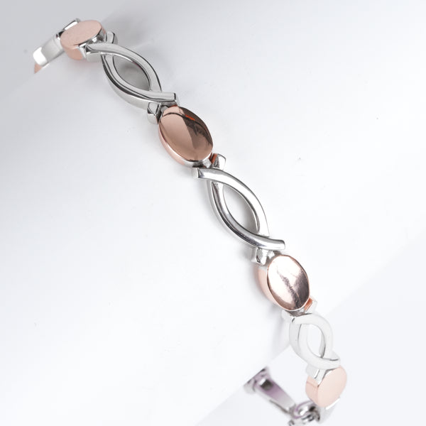 Amee Two Tone Drift Bracelet