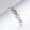 Amee Time Track Silver Bracelet