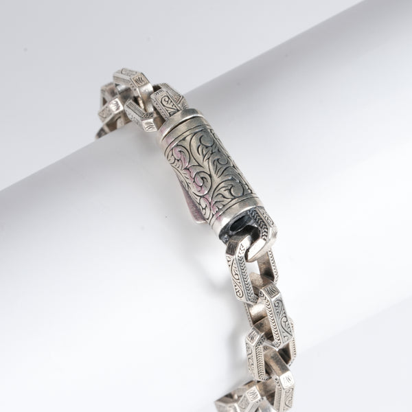 Amee Guardian Cuff Silver Bracelet