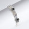 Amee Rolex Crown Link Silver Bracelet