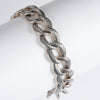 Amee Link Curve Silver Bracelet