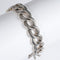 Amee Link Curve Silver Bracelet