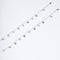 Amee Love Drop Silver Anklets