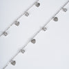Amee Love Drop Silver Anklets