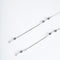 Amee Textured Sphere Silver Anklets