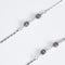 Amee Textured Sphere Silver Anklets