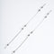 Amee Textured Sphere Silver Anklets