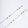 Amee Silver Loom Anklets