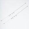 Amee Heartsong Silver Anklets