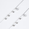 Amee Heartsong Silver Anklets