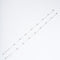 Amee Floral Spark Silver Anklets