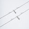Amee Peacock Flow Silver Anklets