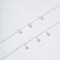 Amee Whispers of Bloom Silver Anklets