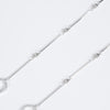Amee Halo Trail Silver Anklets