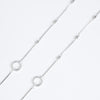 Amee Halo Trail Silver Anklets