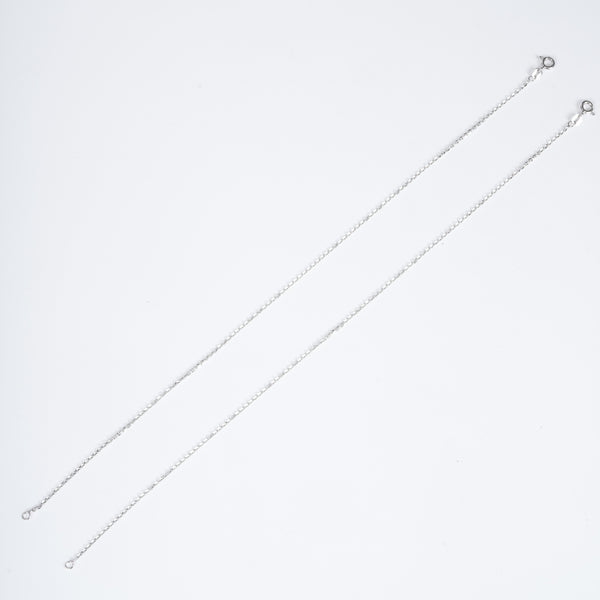 Amee Bare Blink Silver Anklets