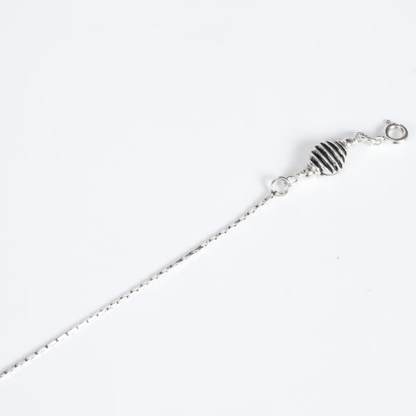 Amee Silver Seed Anklets