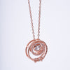 Amee Gilded Bow Silver Pendant