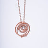 Amee Gilded Bow Silver Pendant