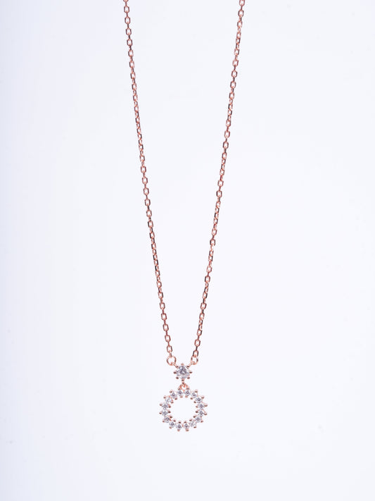 Amee Ethereal Halo Silver Pendant