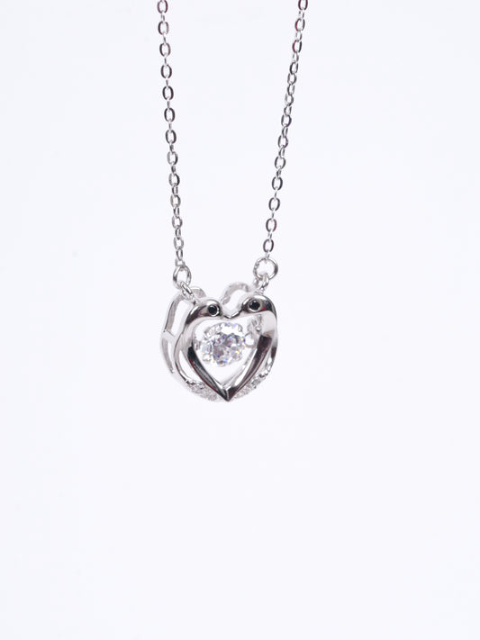 Amee Delicate Love Silver Heart Pendant