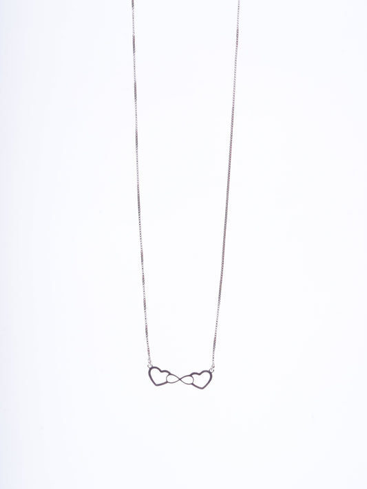 Amee Forever Bond Silver Necklace