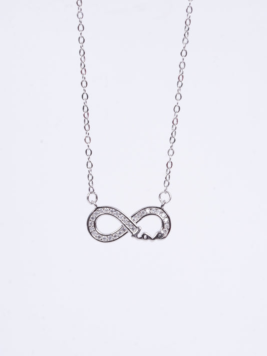 Amee Infinity Promise Silver Pendant