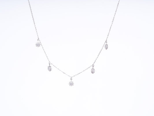 Amee Celestial Spark Silver Pendant