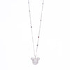 Amee Twinkle Teddy Silver Necklace