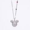 Amee Twinkle Teddy Silver Necklace