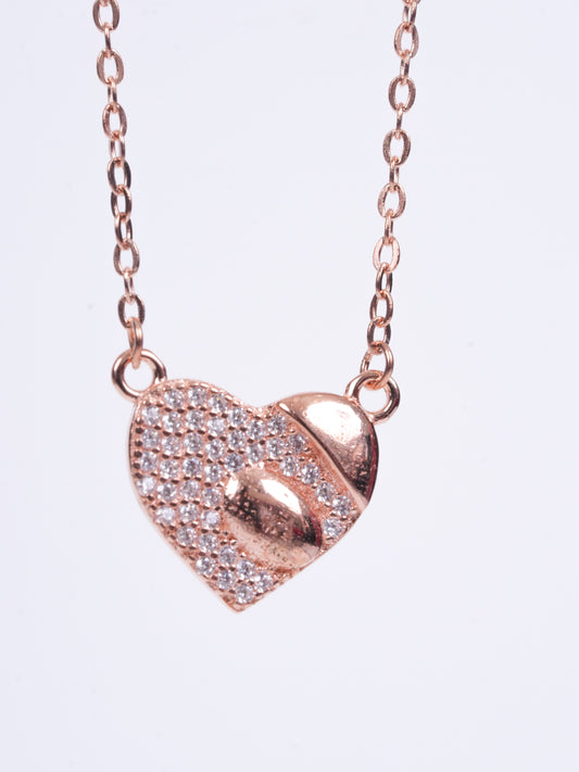 Amee Harmony Heart Silver Pendant